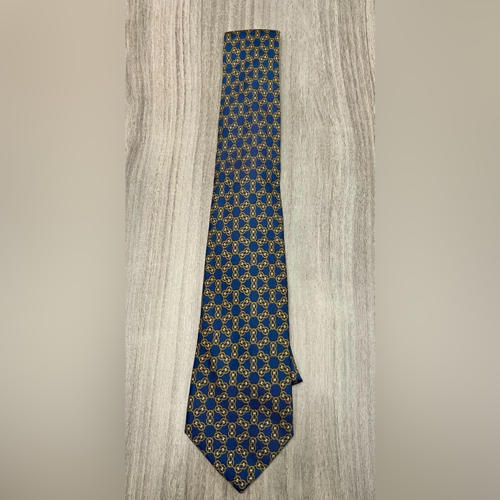 HERMES 100% Silk Necktie